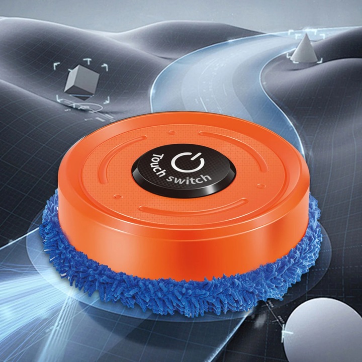 Robot aspirator YANYXR, mopping automat, silentios, 25.5x7x25.5cm, alb