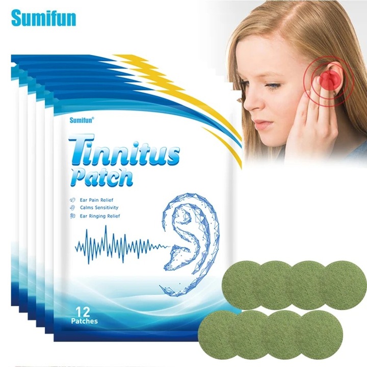 Set 48 Plasturi Terapie pentru Acufene – Alinare a Tiuitului in Urechi