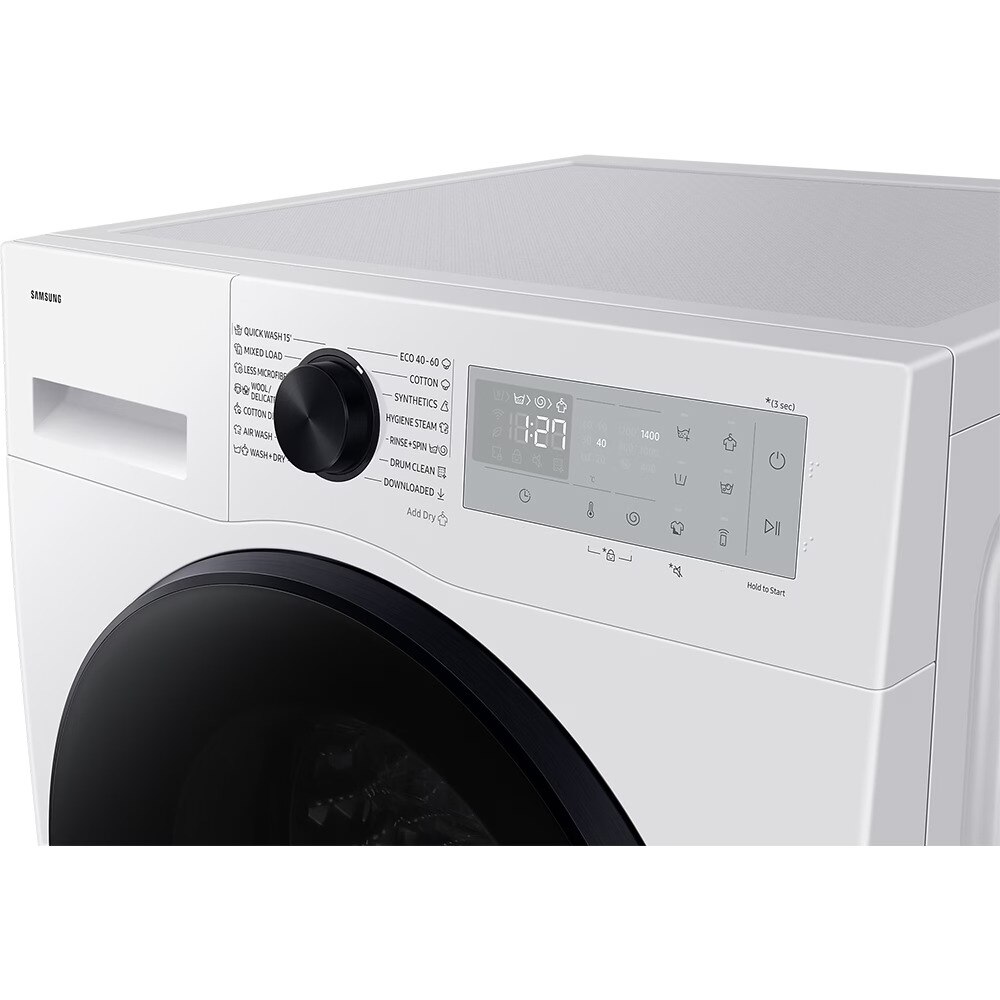 Masina de Spalat Rufe Frontala cu Uscator SAMSUNG WD90DG5B15BHLE, Wi-Fi, Eco Bubble, 9/6 kg, 1400 rpm, Clasa A/D, Alb