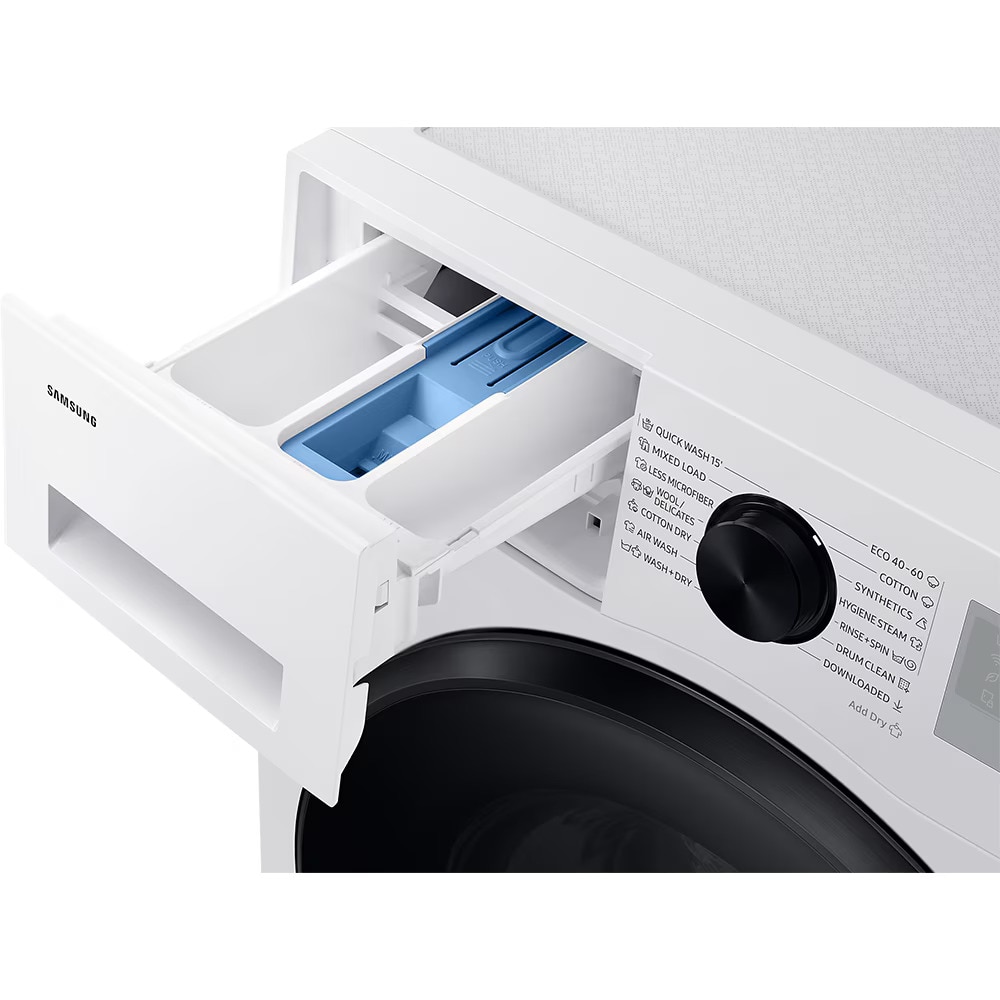 Masina de Spalat Rufe Frontala cu Uscator SAMSUNG WD90DG5B15BHLE, Wi-Fi, Eco Bubble, 9/6 kg, 1400 rpm, Clasa A/D, Alb