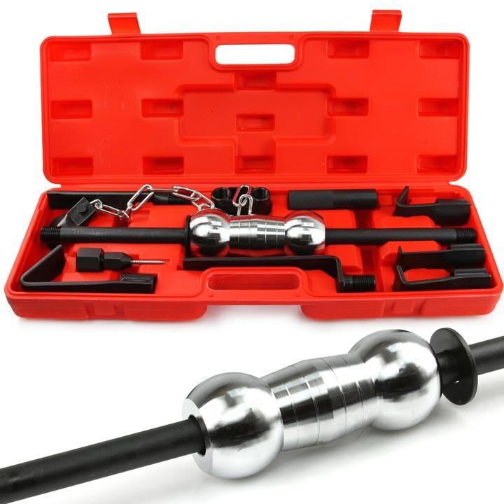 Trusa reparatii caroserii tinichigerie indreptat tabla auto cu ciocan culisant (M57454)