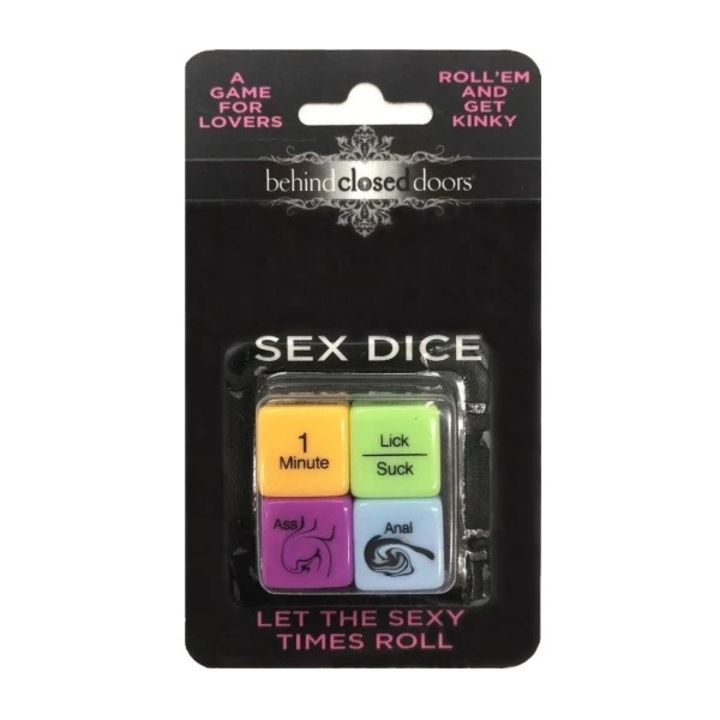 SESSO 4 darabos kockakészlet, vicces, pároknak, többszínű