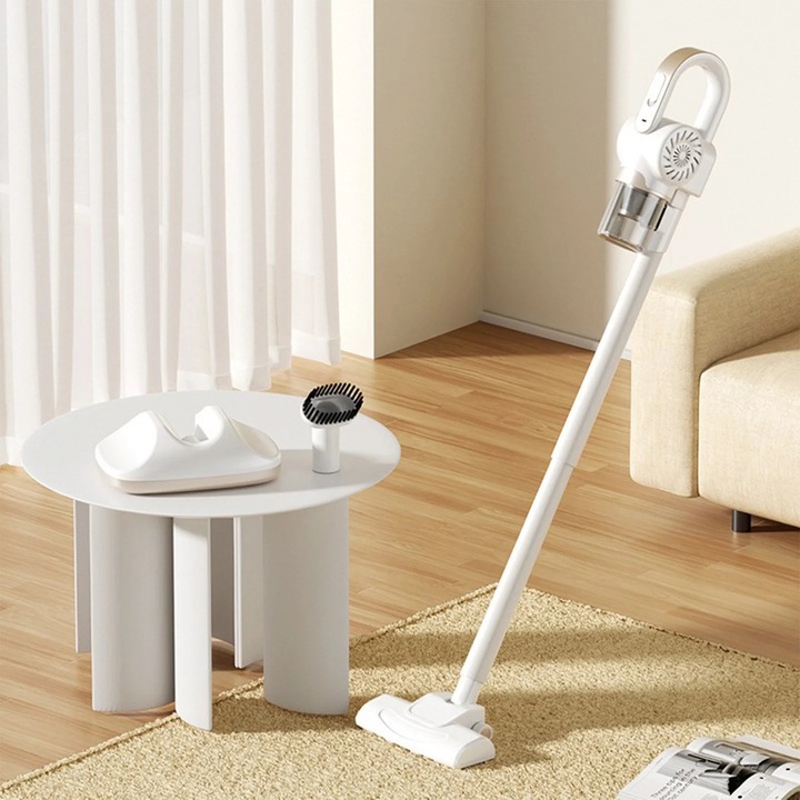 Aspirator portabil wireless YANYXR multifunctional alb 97x21x13.5cm