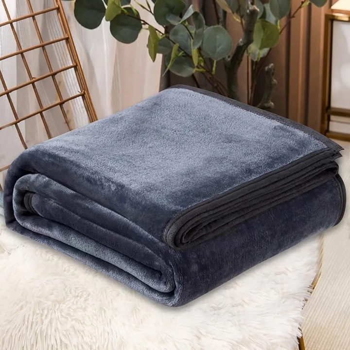 Patura microplus YANYXR, moale, calduroasa, flanel, 100x150cm