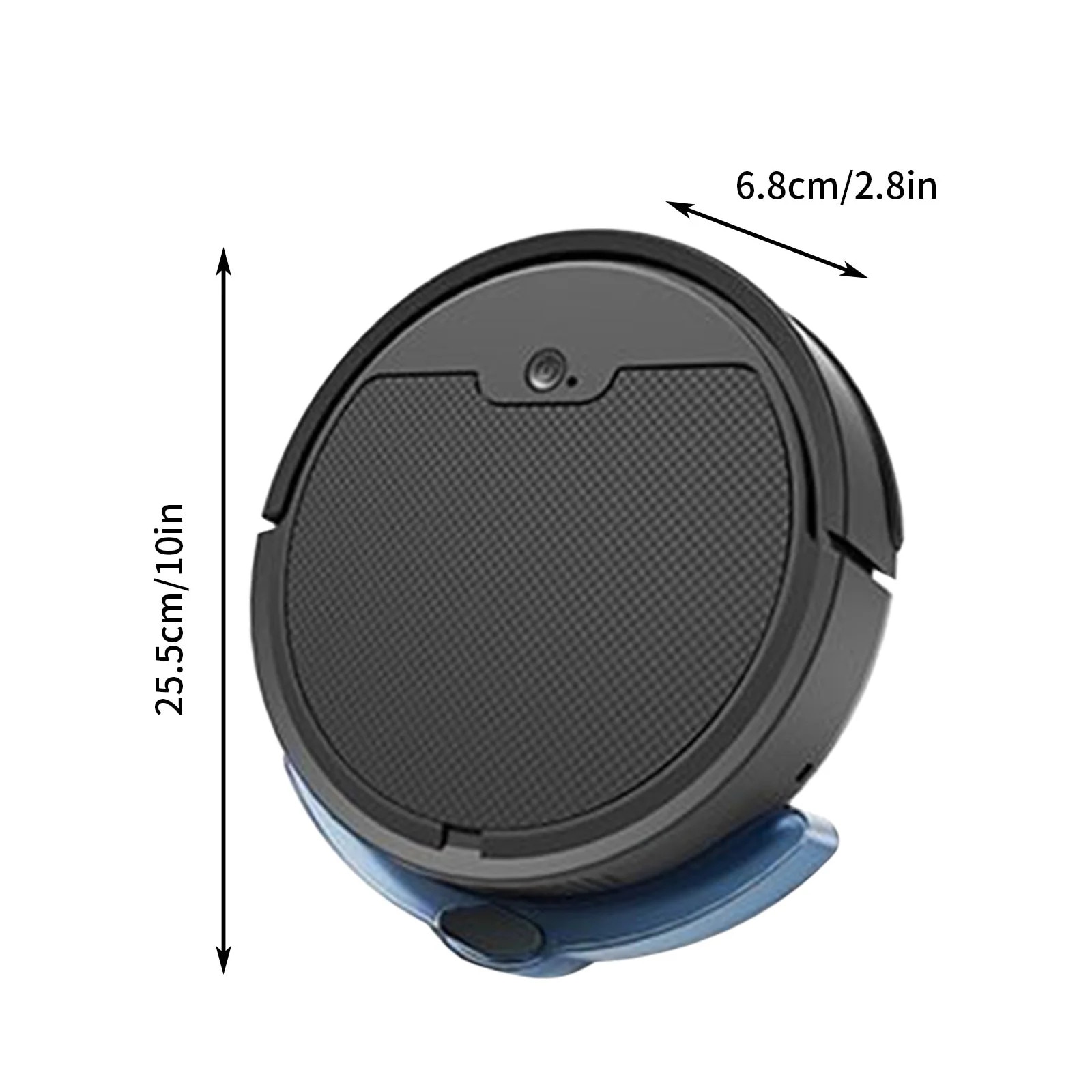 Aspirator robot si mop 2 in 1, 2000 PA, 80 min autonomie, rezervor apa, negru