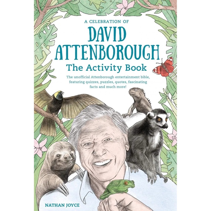 Cartea de activitati a lui David Attenborough, engleza, 192 pagini, HarperCollins Publishers, +12 ani