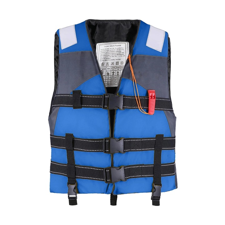 YANYXR gyermek mentőmellény, Oxford, elasztikus, piros-sárga, 40kg