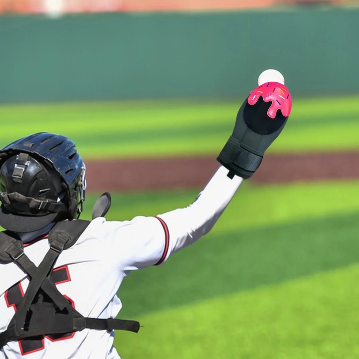 YANYXR baseball kesztyű unisex elasztikus piros állítható