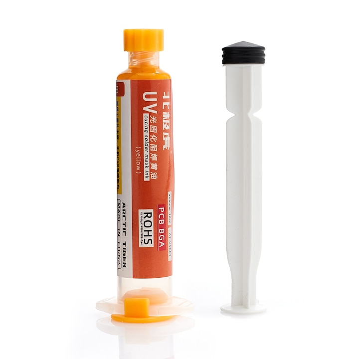 Masca de lipit Techrebal, galben, 10ml, tub