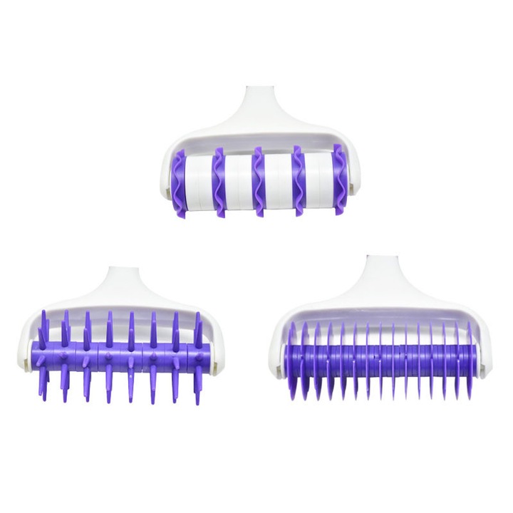 Set forme prajituri AMRINUGL, taietor de aluat si cutter pentru fondant, plastic rezistent