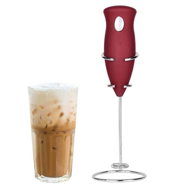 Mixer de bauturi din otel inoxidabil, design elegant pentru amestecare versatila, instrument multifunctional pentru Matcha Latte si multe altele