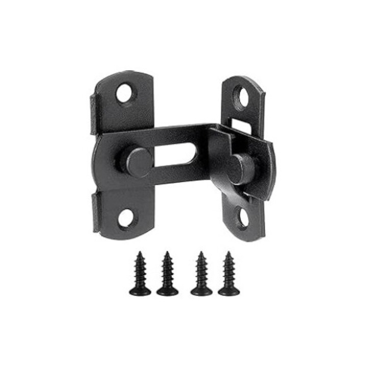 Incuietoare cu unghi drept de 90 de grade, Enforose, otel inoxidabil, instalare usoara, pentru usi si feronerie