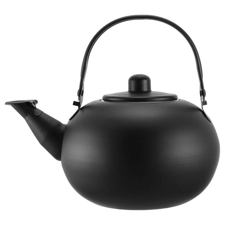 Ceainic inox negru 1.5L, pentru ceai si apa fierbinte