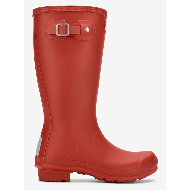 Cizme de ploaie fete Hunter, 5905588948902, Cauciuc, Rosu, Rosu