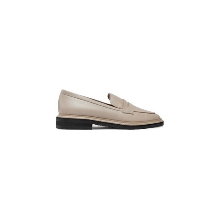 Mocasini dama Pollini, 304508097, Piele naturala, Bej, Bej, 36