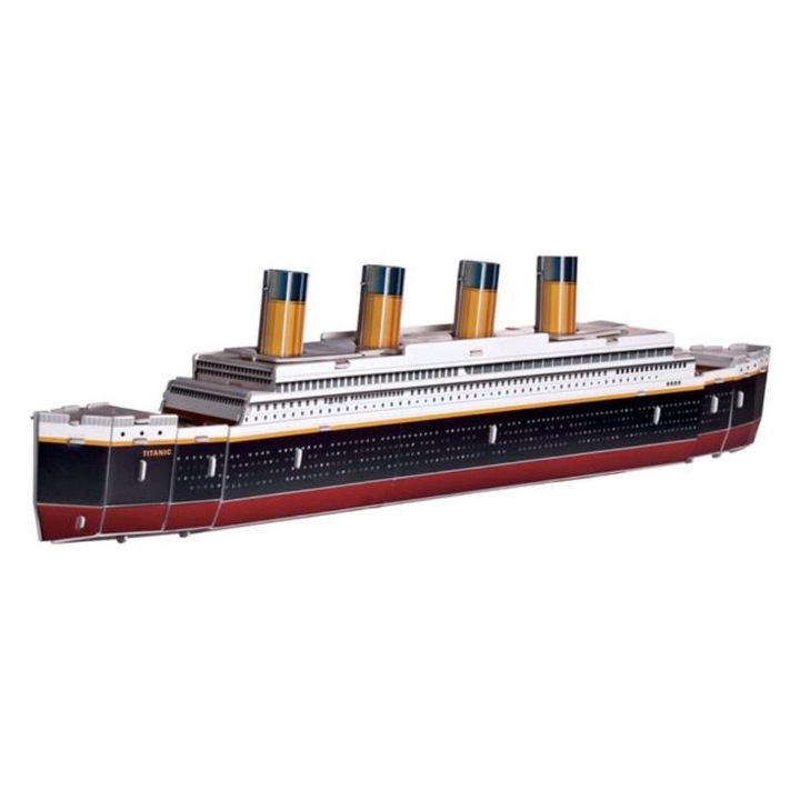 Puzzle 3D - Constructie Titanic de 35 piese