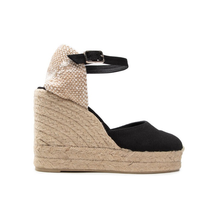 Castaner női espadrillák, 300278970, textil, 38 EU, fekete