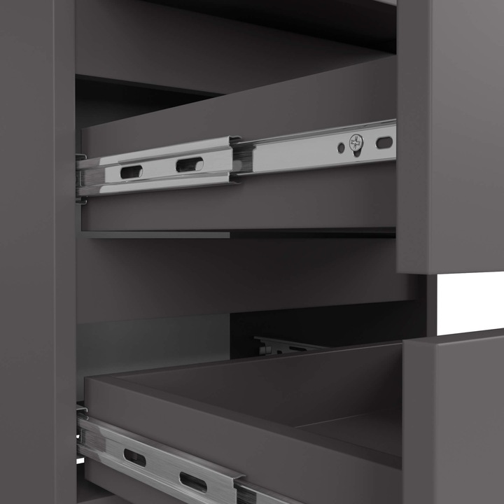 Komód CL3, Akord Furniture Factory, forgácslap, grafit, 400x350x568cm