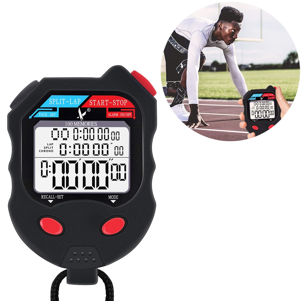 Cronometru profesional, cronometru digital sport cu cronometru ...