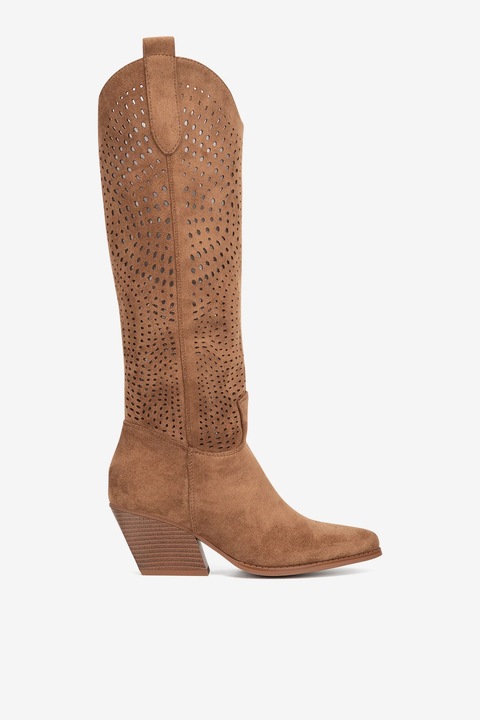 Jenny Fairy női csizma, 5905588888123, Textil, Barna, Barna