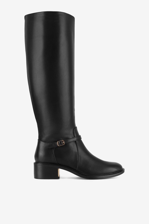 Cizme dama Deezee, 5905588886563, Sintetic, Negru, Negru