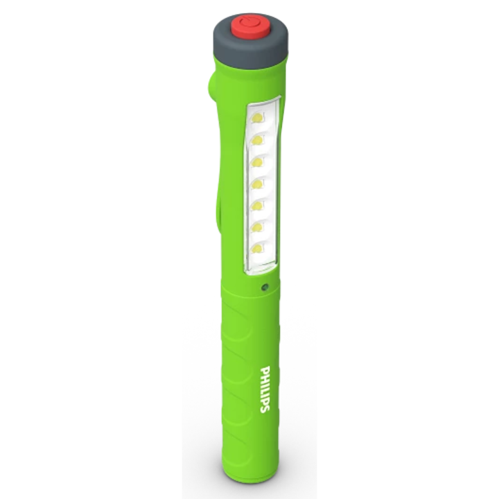 Philips Xperion 3000 Penlight X30PENX1 акумулаторен LED фенер, 1.4W, 50 lm, 1 магнит, 3.7V 800 mAh батерия, USB-C, IP20, зелен