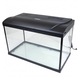 Acvariu pentru pesti 19L cu capac iluminare LED si filtru, 40 X 22, 5 X 29, 5 cm, negru