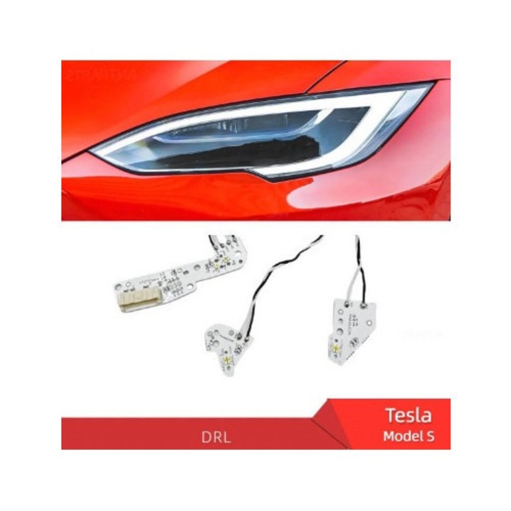 Ремонтен комплект за дневни светлини DRL ляв, за Tesla Model S 2016-2023