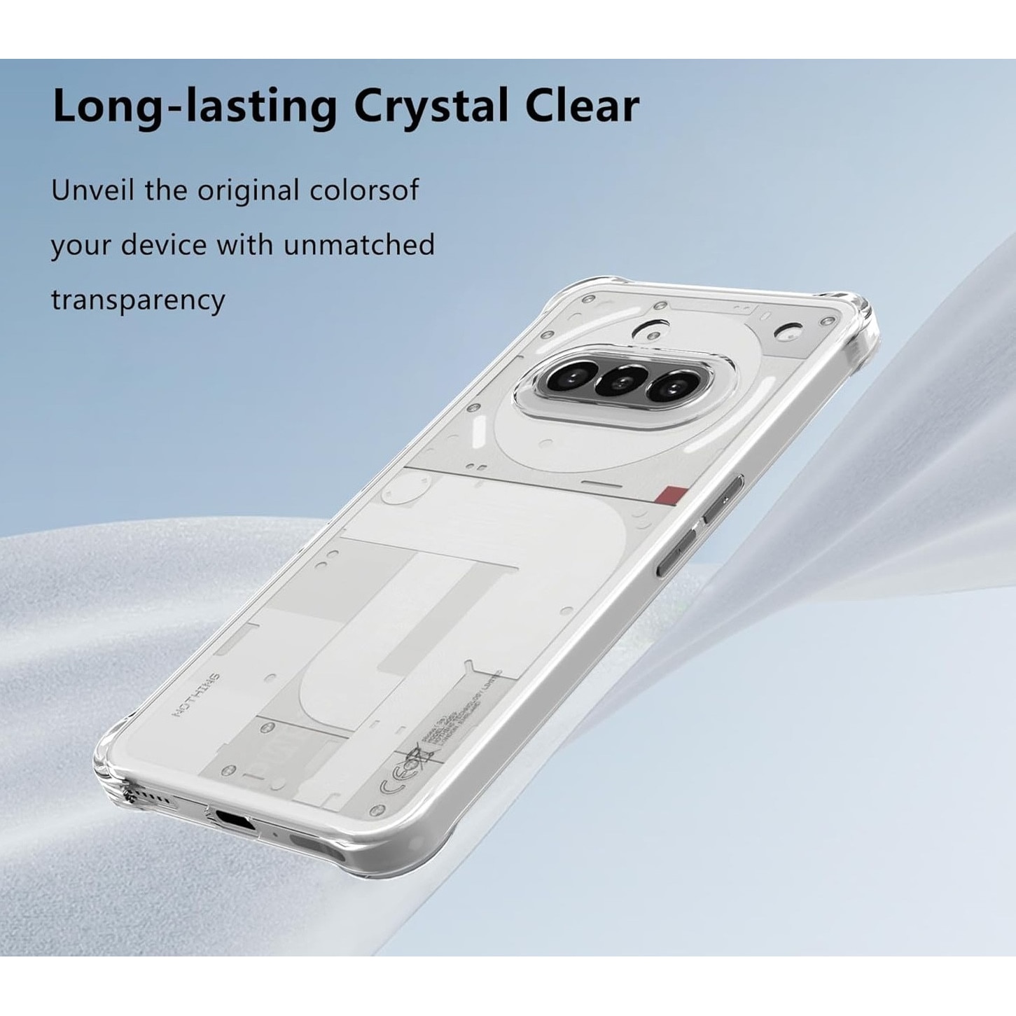 Husa pentru Nothing Phone (3a) Slim Anti-Shock 1.5mm, reinforced 4 corners, Transparent