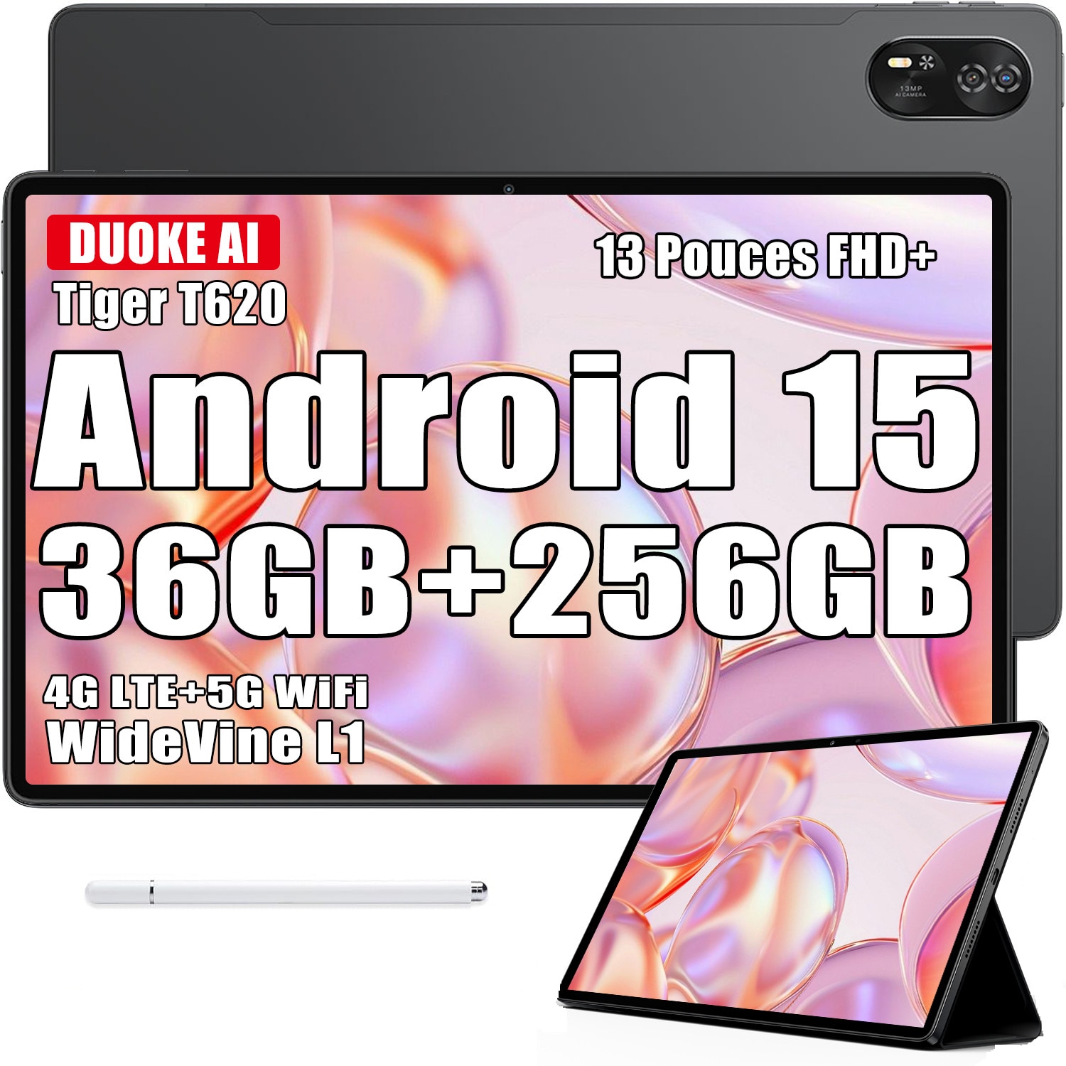 Tableta Blackview MEGA 8, 13 inch, Android 15, 36GB Ram(12GB +
