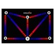 Covoras de antrenament fotbal Dribler, Multicolor, 90 x 60 cm