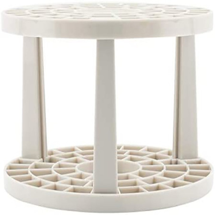 Suport articole birou, Enforose, suport pensule rotativ, 2 bucati, bej