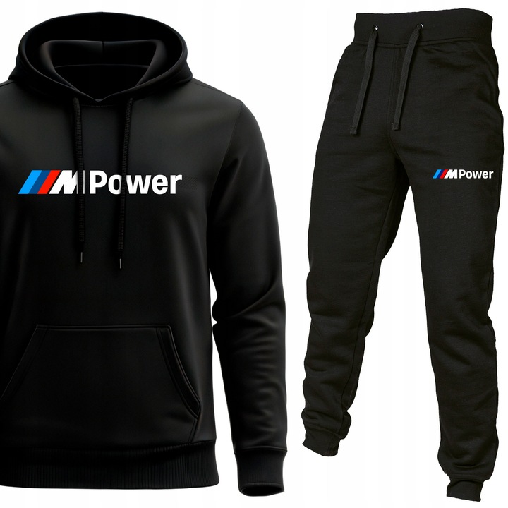 Compleu Premium Cu Imprimeu, Hanorac Tip Kangur/Pantaloni Joggeri,Pentru Barbati, Material 80% Bumbac/20% Poliester, Cu Maneci Lungi, Curea Elastica La Talie Cu Reglaj, Oeko-Tex Standard 100, 1, Rosu/Negru/Albastru inchis