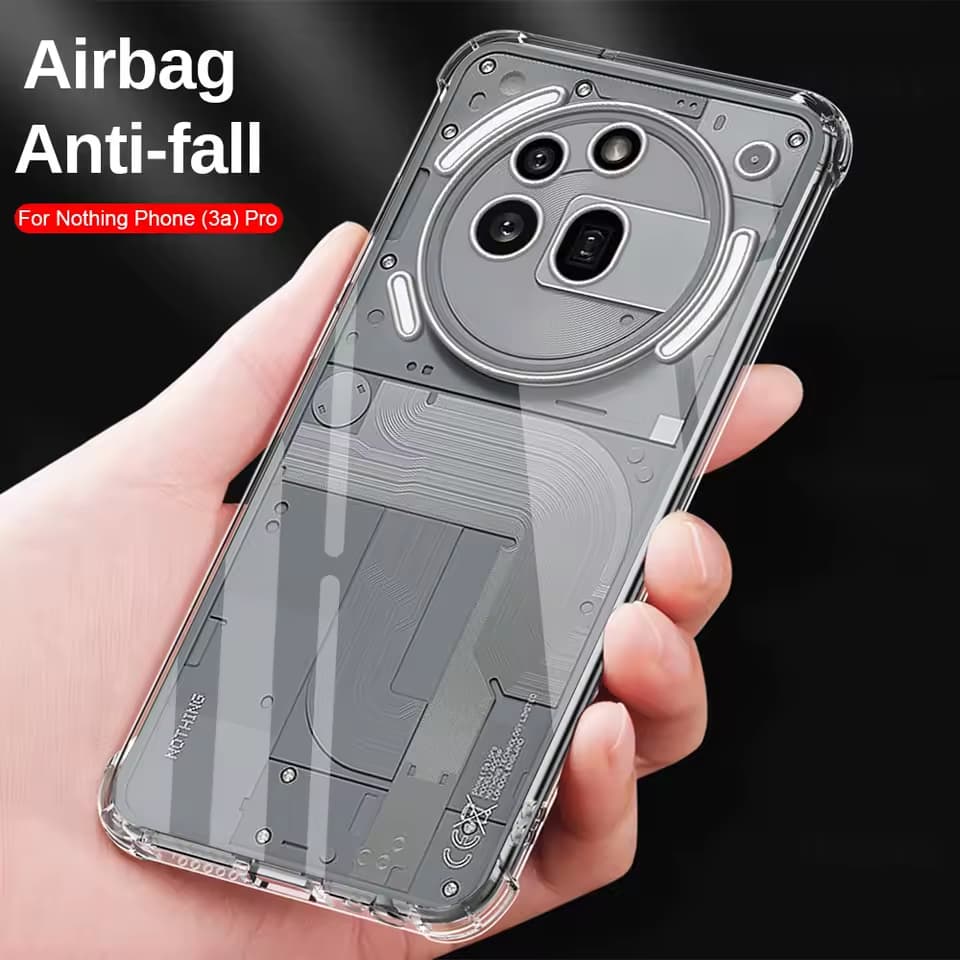 Husa pentru Nothing Phone (3a) Pro Slim Anti-Shock 1.5mm, reinforced 4 corners, Transparent