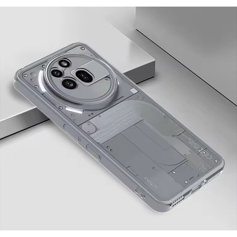 Husa pentru Nothing Phone (3a) Pro Slim Anti-Shock 1.5mm, cu protectie lentile, Transparent