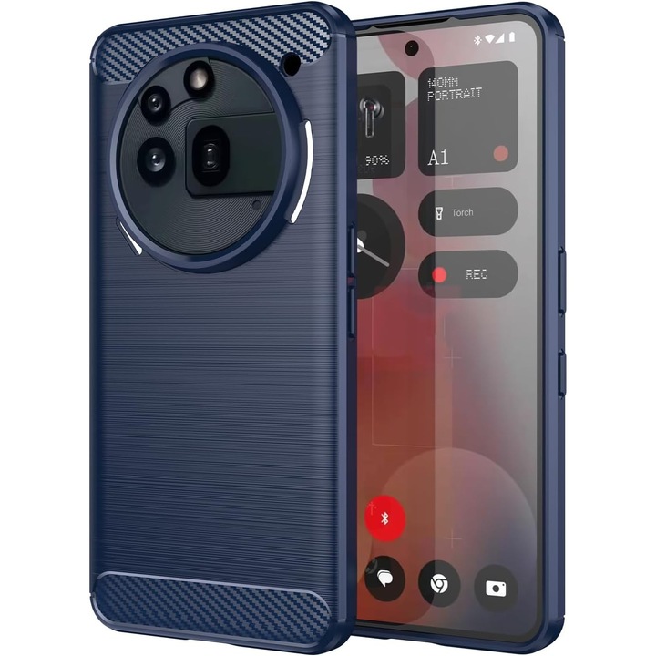 Силиконов калъф Nothing Phone (3a) Pro Liquid Carbon - син