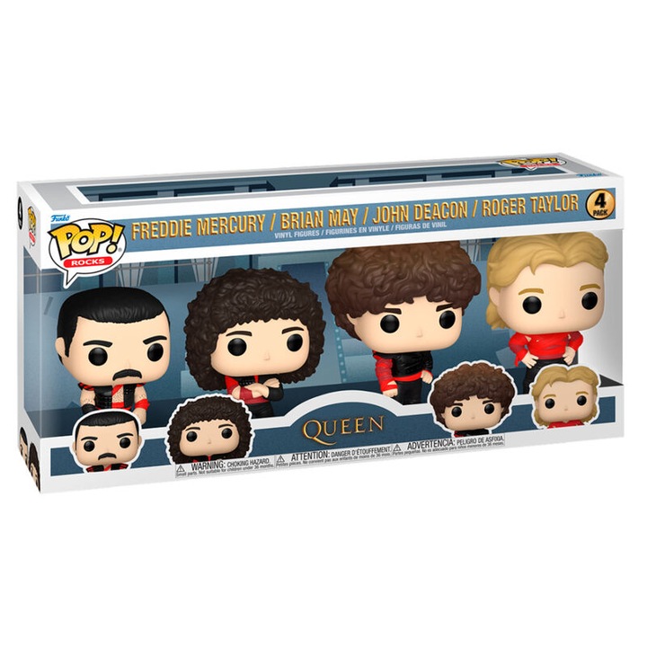 Blister 4 figuri POP Queen