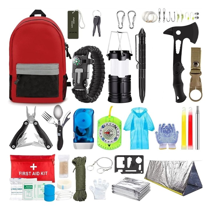 Комплект за оцеляване, OPTIM SOLUTION, черен