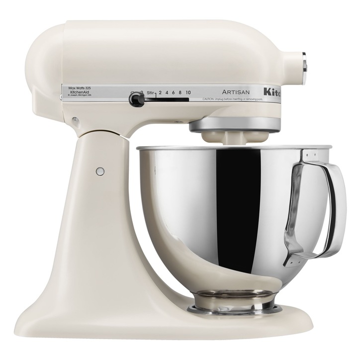 Кухненски робот с купа KitchenAid, Artisan, 4.8 л, Модел 125, Порцелан