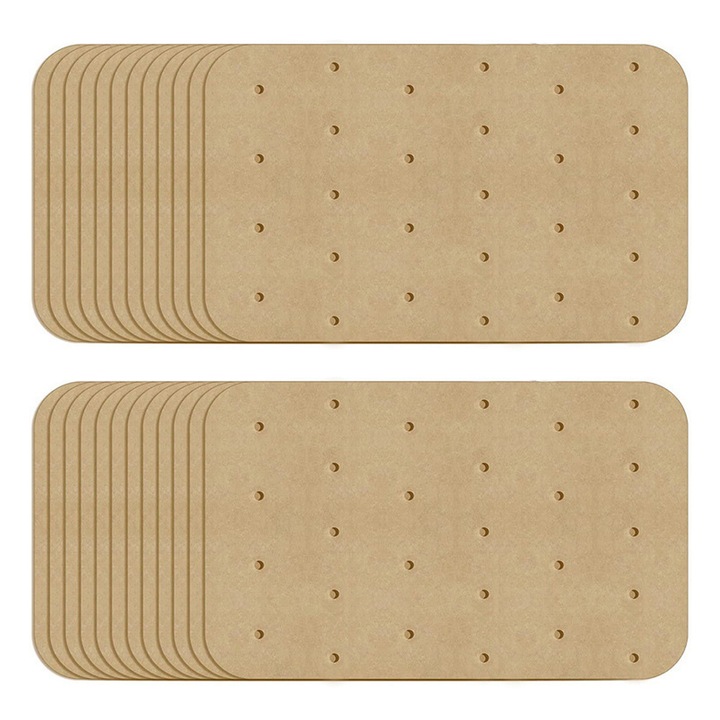 Set de 120 bucati foi de copt antiaderente, AMRINUGL, impermeabile, pentru circulatie de aer cald