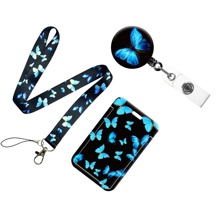 Комплект от 3 аксесоара с прозрачен прозорец за лична карта, Enforose