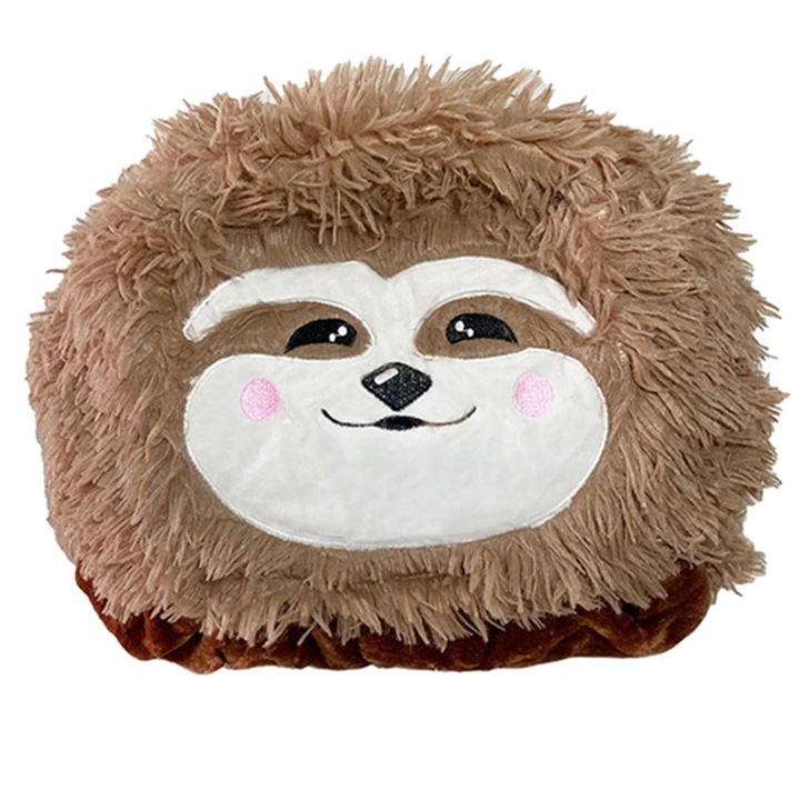 Patura cu gluga pentru relaxare, Enforose, material Sherpa, ecologic, dimensiuni mari