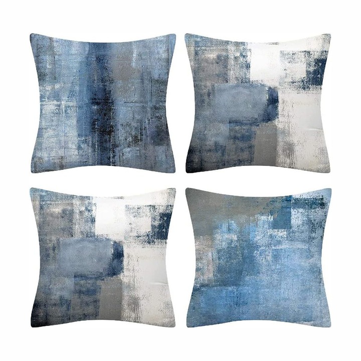 Fete de perna, Enforose, set 2 buc, arta abstracta, material respirabil, 100x50cm