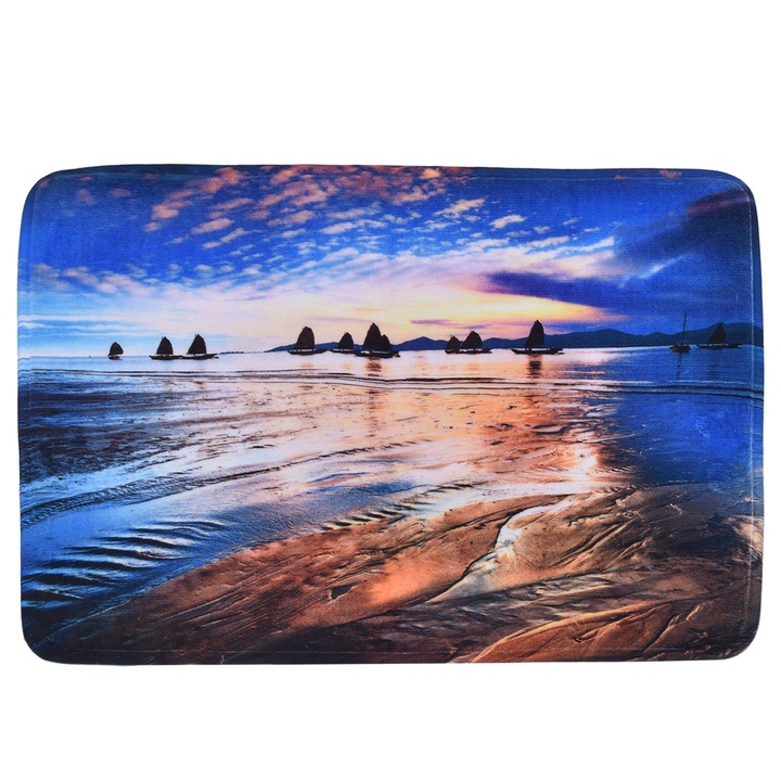 Килим Enforose, Микрофибър с пяна с памет, противоплъзгащ ефект