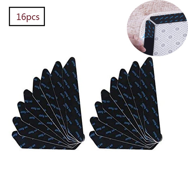 Covoare antiderapante Enforose, rezistente la temperaturi ridicate, usor de curatat, rosu, set