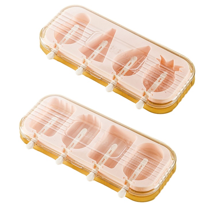 Egészséges fagyasztóanyag, mini jégkockaforma gyerekeknek, 2 darab BPA-mentes szilikon forma, ösztönzi a gyermekek gyakorlati tevékenységeit és a minőségi időt