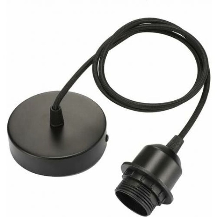 Lampa suspendată vintage Enforose, stil industrial, suport lampa E27, lungime pandantiv reglabilă, 60W, pentru bucătării și dormitoare