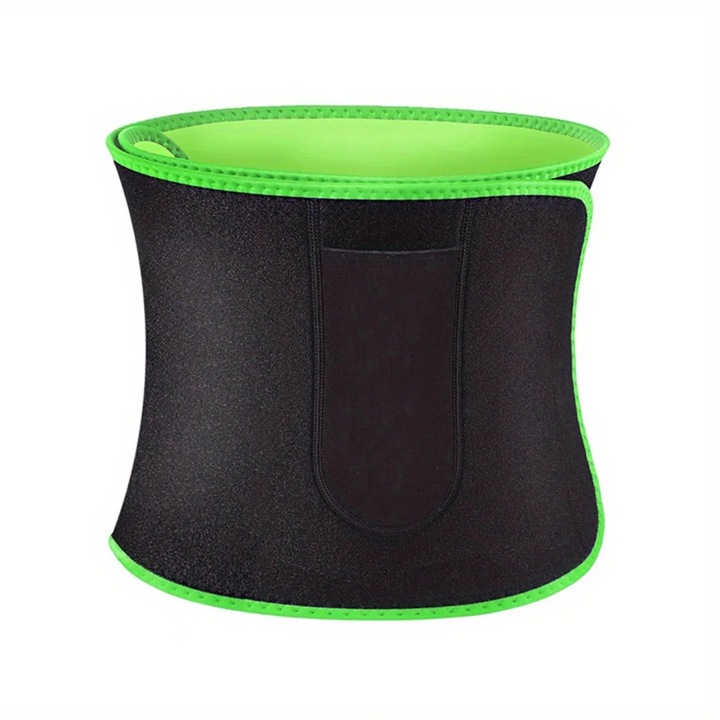 Колан за отслабване, с държач за телефон, ластик, кафяв, 9.5x12x2см