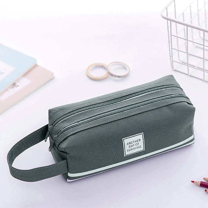 Penar multifunctional mare capacitate, multicolor, 19.5x7.5x7.5cm
