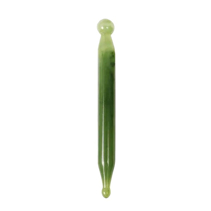 Gua sha pálca YANYXR BCS3102735, gyanta, arcra, nyakra és testre, zöld